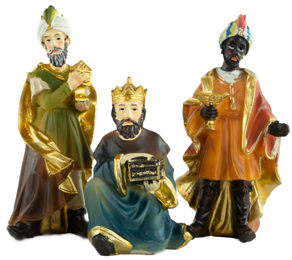 Traditionelle Weihnachtskrippe Zürich inkl. 17-tlg. Figurensatz ETA 1, Maße Krippe: ca. 70 x 30 x 35 cm